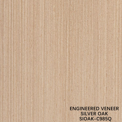 Coupe en tranches reconstituée en bois de chêne d'argent Faisceau de bois longueur 2500-3100mm Peut être personnalisé pour le revêtement de mur
