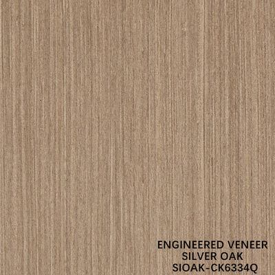 Finition de bois recomposé de faisceau de poire d'argent technique de coupe de tranche pour une largeur de grain droite 1280 mm d'épissage pour la peau de porte