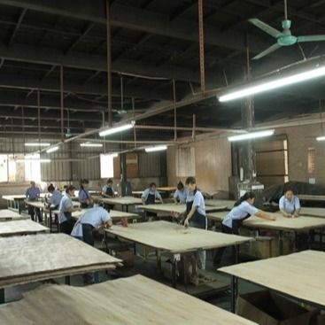 Nouveau design de feuille de placage en bois de chêne chinois NCO-L891N/L268N 0.3mm en lin pour le dos du placard