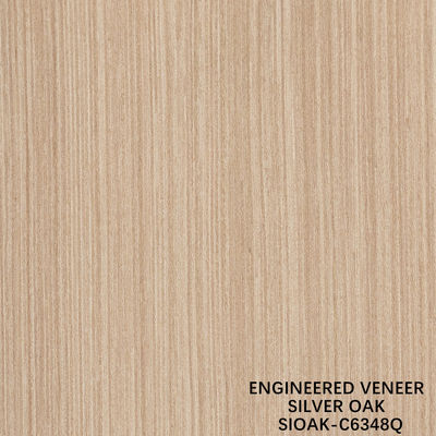 Veneur artificiel de bois de quart de coupe de poire d'argent allongé taille 3200mm pour la porte et la face du cabinet