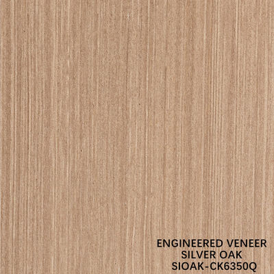 Veneur artificiel de bois de quart de coupe de poire d'argent allongé taille 3200mm pour la porte et la face du cabinet