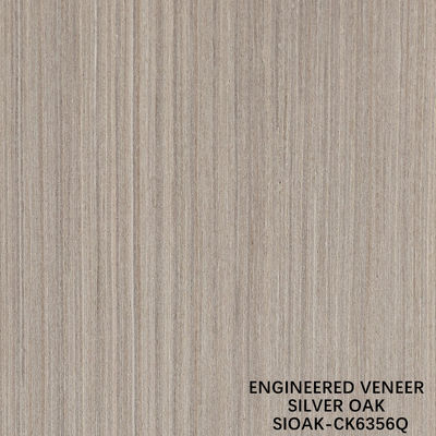Veneur artificiel de bois de quart de coupe de poire d'argent allongé taille 3200mm pour la porte et la face du cabinet