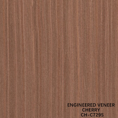 Panneaux de placage en bois de cerisier, motifs fantaisie, fil droit, épaisseur 0,18-0,6 mm, personnalisés pour la décoration hôtelière CH-302-1S/729S/1149S/1509S