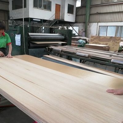 Nouveau design de placage en bois d'eucalyptus fumé recomposé SWE-L343C/L439C 2500*640mm pour la conception de portes en bois