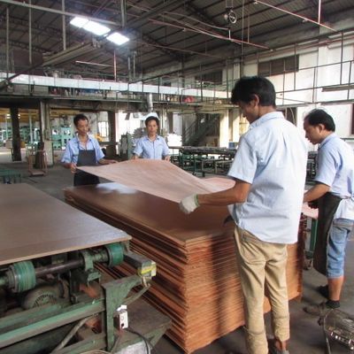 L' argent Sapele Pommele Fabriqué en bois Façade personnalisée pour la face du cabinet