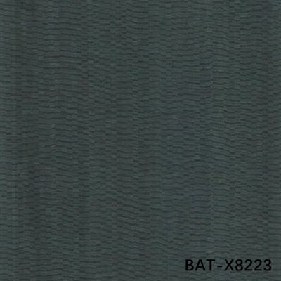 Porte en bois moderne avec placage de bois d'ingénierie coloré bleu, texture treillis, design 3100mm, peut être reproduite à partir d'un échantillon
