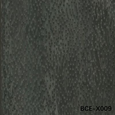 Placage de bois de luxe haut de gamme avec veinage en anneau coloré en œil de chat, coupe tranchée pour intérieur de voiture 0,15-0,55 mm X019/X619/X009/X809/X209/X609/X219