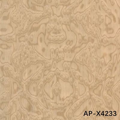 Simili placage bois Sapele Pommelé épaisseur 0,45 mm pour instruments de musique et intérieur de voiture