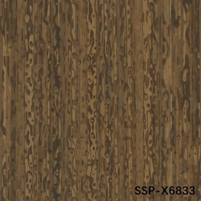 Simili placage bois Sapele Pommelé épaisseur 0,45 mm pour instruments de musique et intérieur de voiture