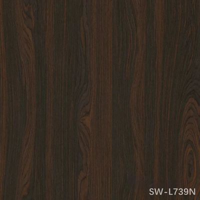 Nouveau design de façade de bois de fumée artificiel SW-L739N/L743N 0,55 mm d'épaisseur pour le visage des meubles