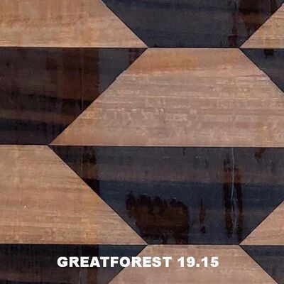 Placage de bois artistique en parquet, sensation esthétique géométrique, figures géométriques populaires, épaisseur 0,50 mm, pour porte en bois