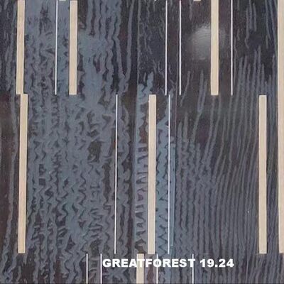 Parquet artistique en bois Faisceau de collage symétrique motif géométrique riche en couleurs Peinture en bois 0,55 mm