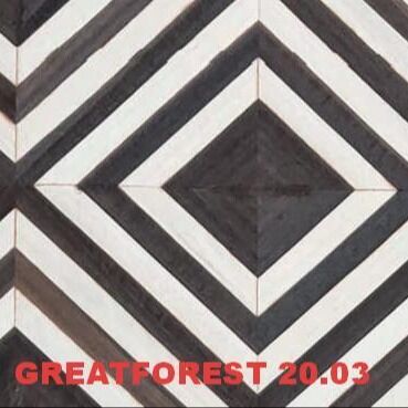 Parquet artistique faisceau de bois fait à la main style minimaliste moderne personnalisation artistique pour l'intérieur de la voiture