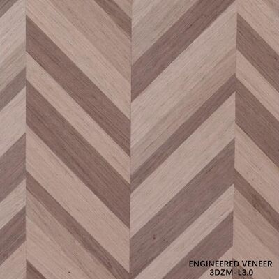 Veneer 3D - écologique, faible teneur en formaldéhyde 2500 * 640 mm pour la décoration intérieure 3DZM-L3.0