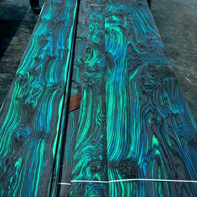 Placage en bois naturel écologique teint à la plante, placage en bois décoratif coloré iridescent pour meubles, armoires et décoration murale intérieure