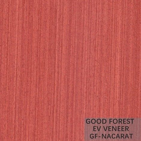 A machiné le bois pour plaquer le placage en bois de couleur rouge pour le Wallcovering