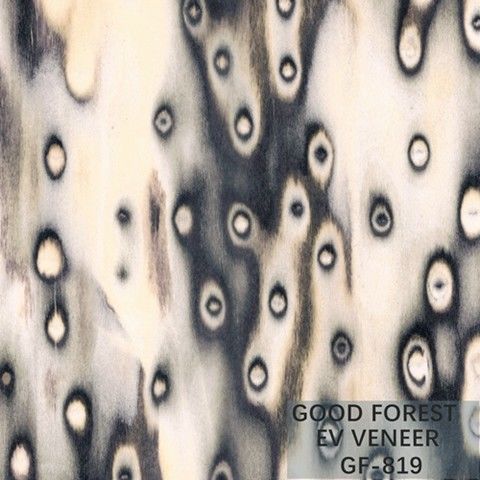 Taille en bois machinée de Burl Wood Veneer EV 2500*640 millimètre d'arbre de placage