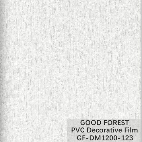 Film décoratif de PVC pour le type bonne fluidité de grain de tissu de meubles