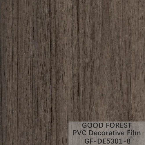 Film décoratif de PVC de séparation épaisseur Grey Color foncé de 0.25mm - de 0.60mm