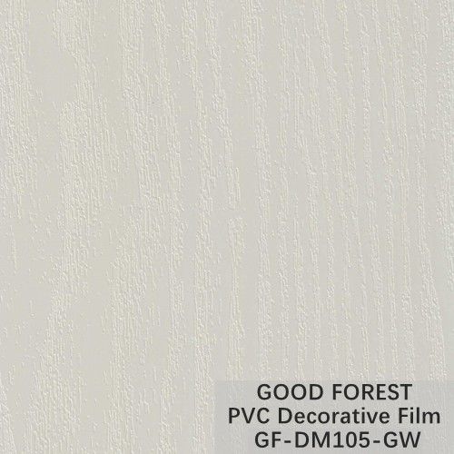 Appui en bois d'OEM de film de meubles de PVC de grain de film décoratif de PVC de gw
