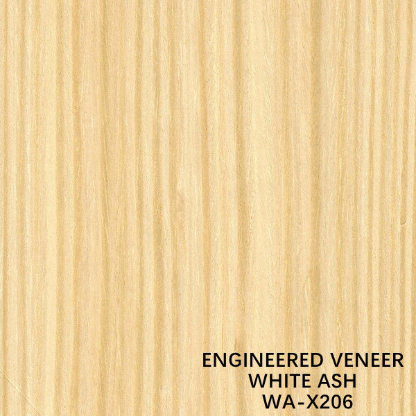 Ash Wood Veneer Sheets blanc recomposé avec - une coupe du quart X206 pour le contreplaqué de fantaisie