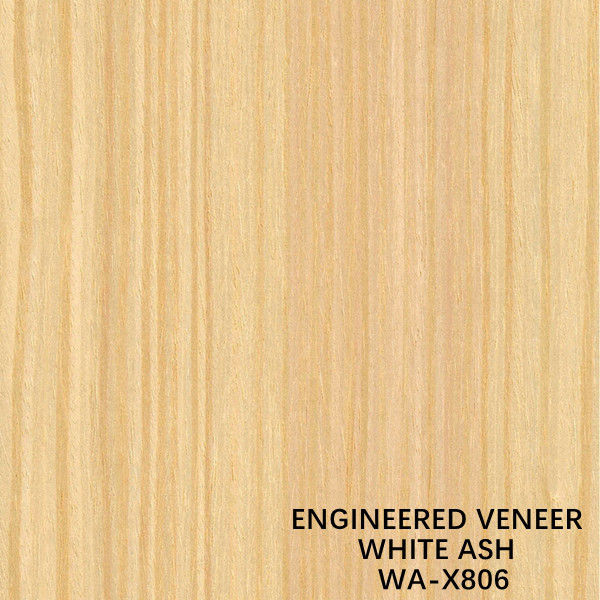Ash Wood Veneer naturel décoratif reconstitué avec - l'artisanat Fineline d'un grain X806