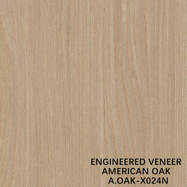 Stratifié américain naturel en bois du CHÊNE blanc X024N de simulation pour l'OIN de porte et de Windows