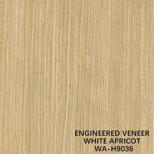 L'OIN le bois blanc d'abricot de simulation plaquent la coupe H9036 droite pour le fabricant From China de visage de Cabinet