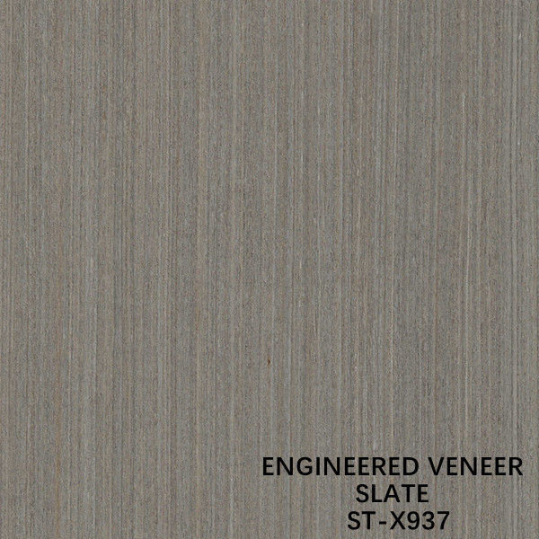 Le grain Fineline de la noix X937 de placage recomposé par fantaisie en bois d'ardoise de Cabinet a rallongé la taille 3100mm du fabricant Iso de la Chine