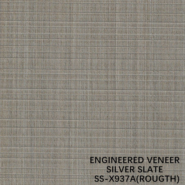 Grain rugueux spécial Fineline de la noix X937A de placage recomposé par fantaisie en bois d'ardoise de Cabinet de fabricant Iso de la Chine