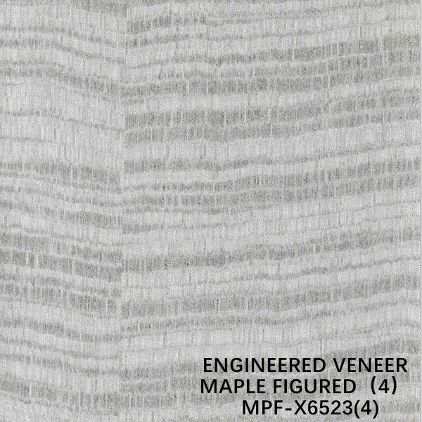 L'érable reconstitué par hôtel figure que le placage en bois X6523 a teint le bon prix de Grey Color Slice Cut Technics de la fabrication de la Chine