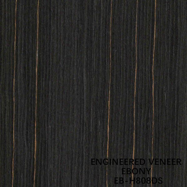Placage en bois d'ébène de simulation de visage de porte H808DS Double couleur 2500-3100mm de grain droit