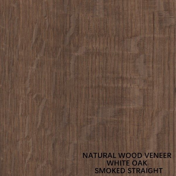 Le quart naturel américain adapté aux besoins du client de placage en bois de chêne a coupé/grain droit teint a fumé pour pour la décoration d'hôtel