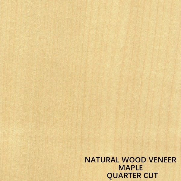 Le quart naturel américain de placage en bois d'érable a coupé la bonne qualité de l'épaisseur 0.5mm pour les meubles et l'instrument de musique