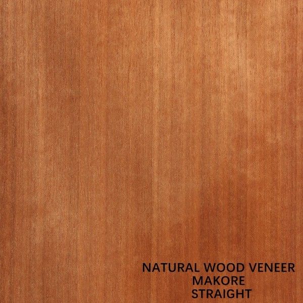 catégorie naturelle D.C.A. de grain droit de placage en bois de l'Afrique Makore d'instruments de musique de 0.5mm