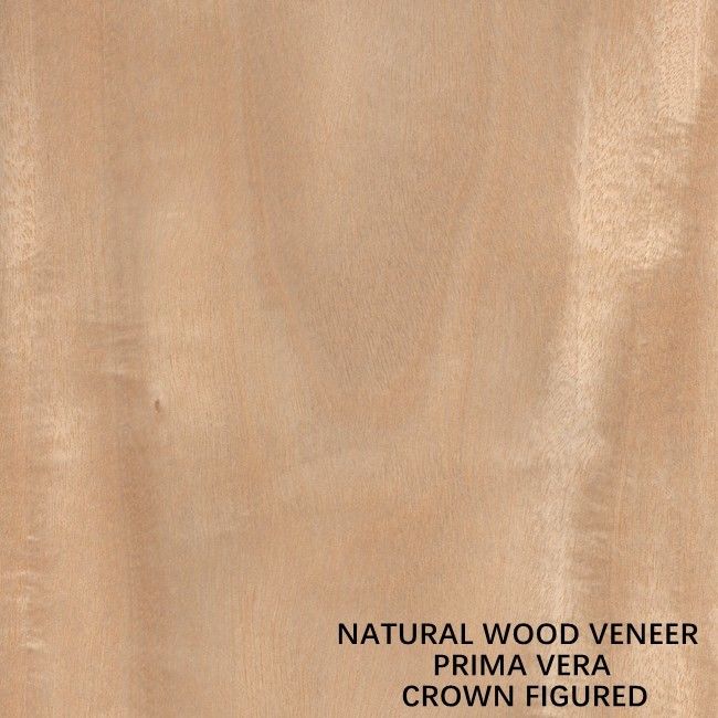 La couronne coupée plate Primavera de placage naturel en bois d'OEM a coupé pour les panneaux et les meubles 0.5mm