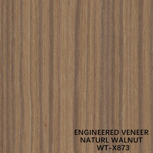 Taille standard 2500*640MM de grain droit de quart de placage de bois machiné par EV