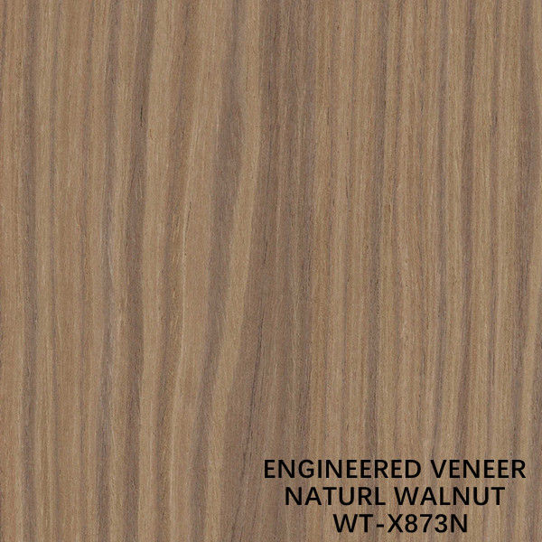Top A Placage de bois d'ingénierie Noyer naturel Quater Couronne Grain 2030/2500/2800/3050mm Longueur