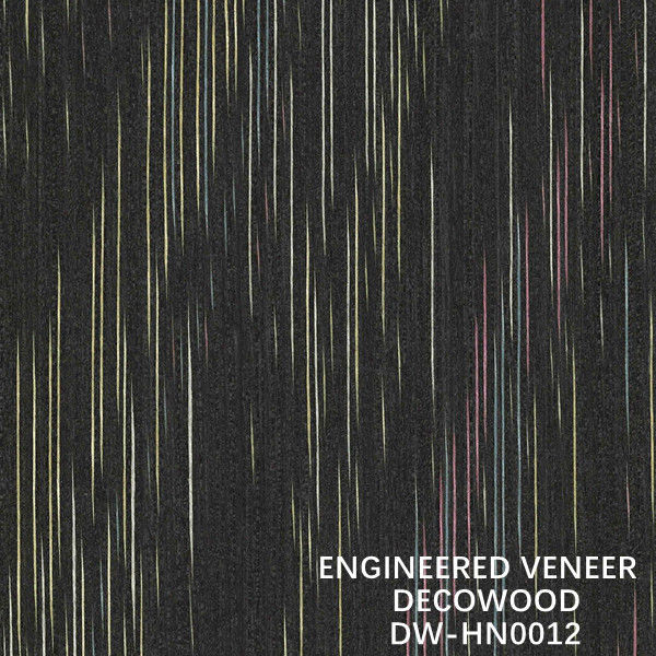 Placage machiné par texture irrégulière de Decowood pour la taille standard de la décoration 2500*640mm d'hôtel