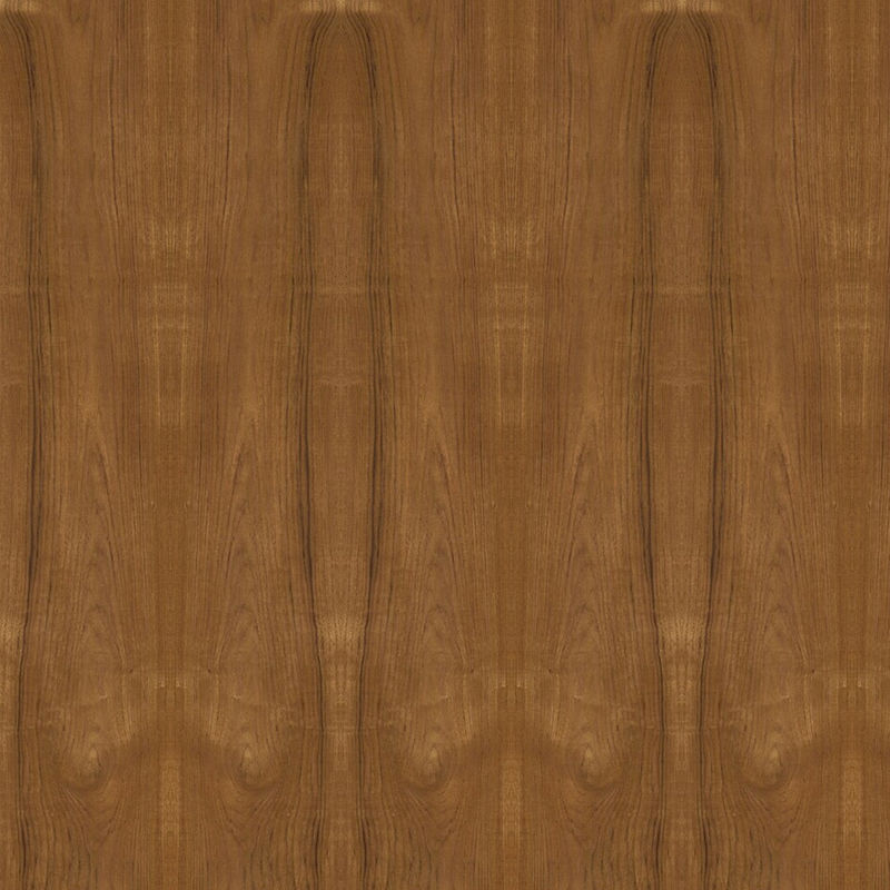 Placage en bois de couronne de teck naturel panneau de contreplaqué fantaisie panneau de base de meubles en aggloméré Mdf longueur 2440 2745mm
