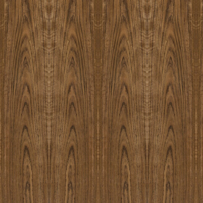 Grain de couronne de panneau de contreplaqué de fantaisie de placage en bois de teck africain naturel pour des panneaux de meubles et de coffret