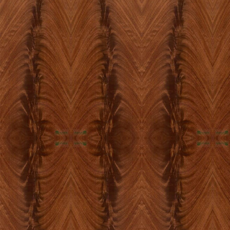 Fabrication humaine normale de grain d'entrejambe de l'ONU de placage en bois d'acajou naturel de décoration d'hôtel