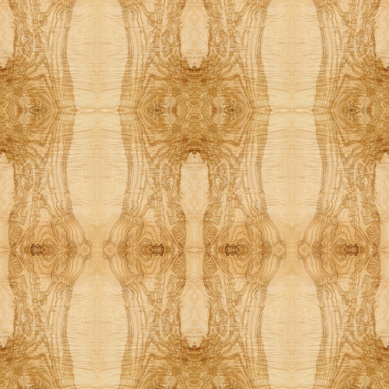 Fantaisie rallongée Ash Burl Oliver Wood Veneer Book Match naturel de taille épissant pour l'OIN de décoration d'hôtel