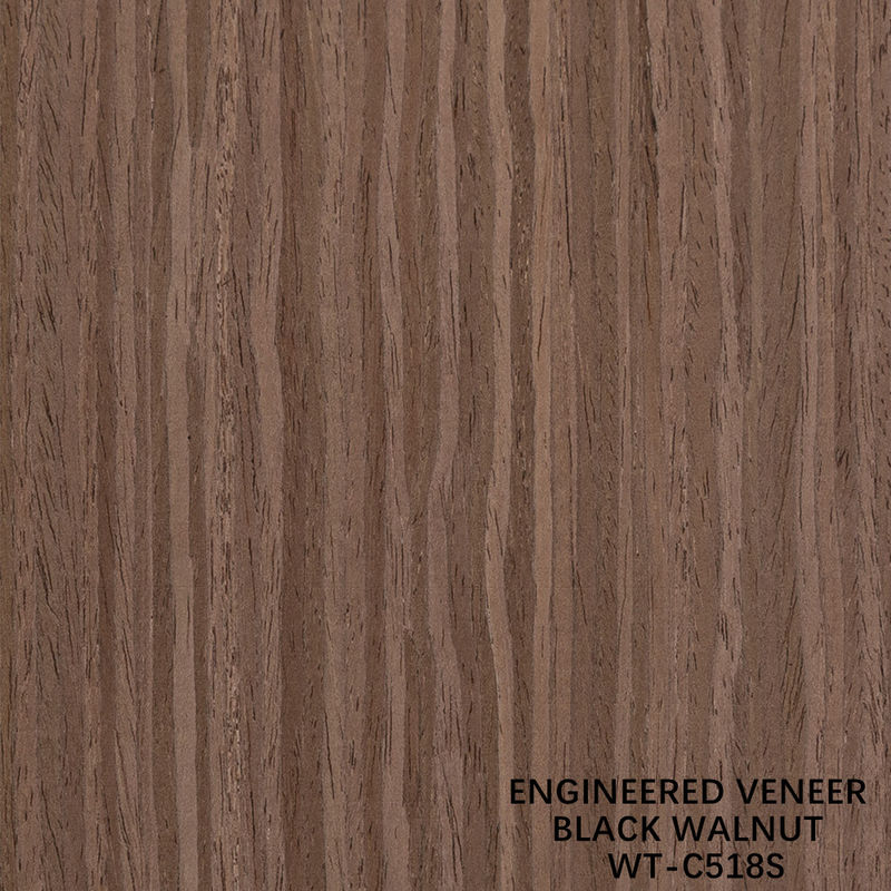 0.60 mm Veneur de bois d'ingénierie 518s / 518c pour les portes intérieures et la façade de l' armoire