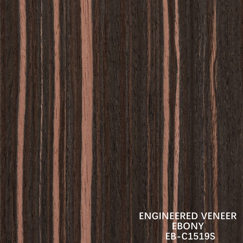 Veneur de bois d'ébène artificiel à grain vertical couleur rouge 2200-3100mm longueur pour la décoration d'hôtel