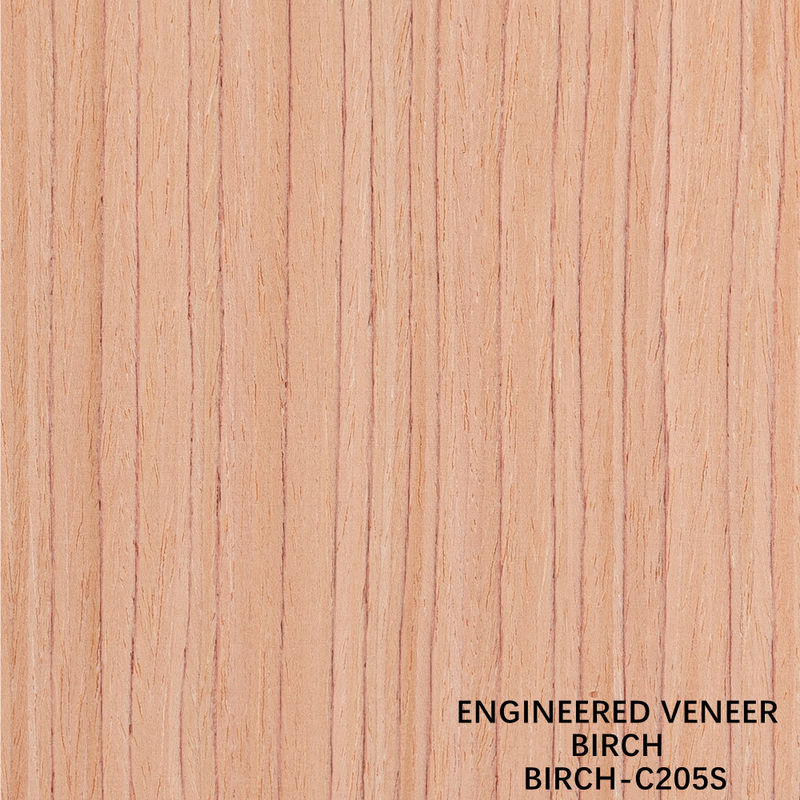 Finition de bois de bouleau de type ingénierie 205S/205C Grade A pour l'intérieur Norme d'exportation pour la porte et la façade du meuble