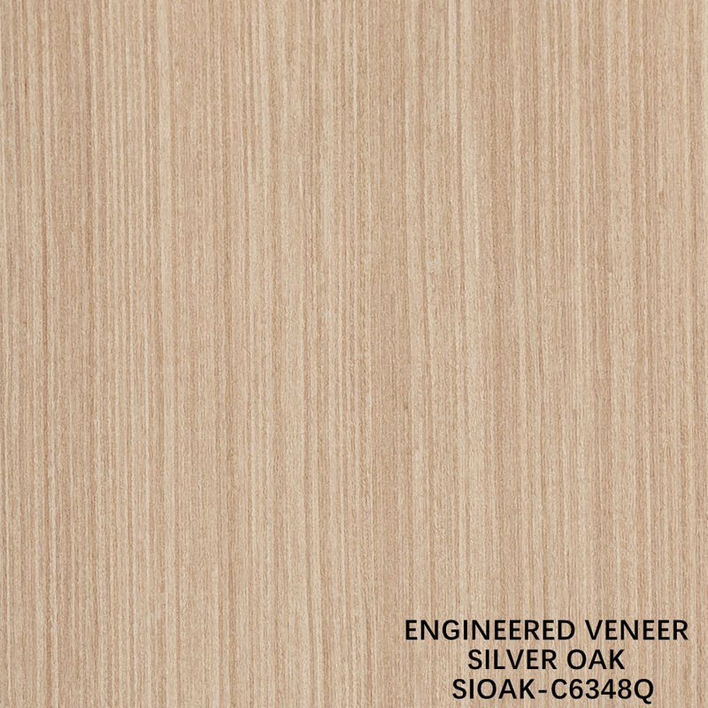 Placage de bois artificiel, coupe en quartier de poirier argenté, taille allongée 3200mm pour face de porte et de meuble SOAK-6348Q/63Q/6350/6356Q/6359Q