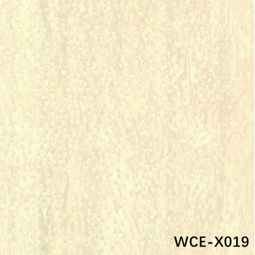 L'œil de chat blanc WCE-X019 Texture irrégulière placage de bois d'ingénierie 0,15-0,55 mm Pour l'intérieur de la voiture