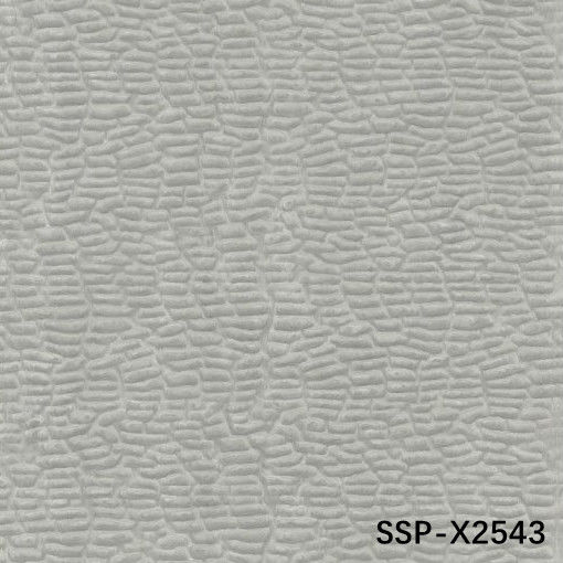 Façade en bois d'ingénierie en argent Sapele Pommele personnalisée pour le placard X2543 Longueur 2250mm
