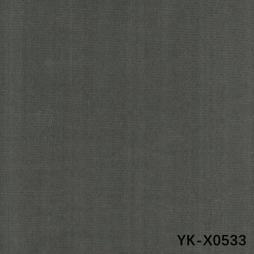 Porte moderne noire en bois d'ingénierie avec placage, design 3100mm, personnalisée, grise Yikate X0533, haut de gamme
